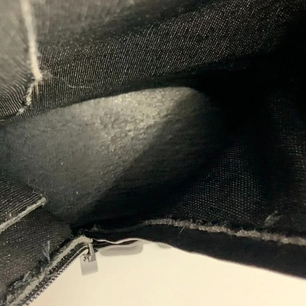 Hot Topic Women’s Black‎ Chains Platform Side Zip Knee-High Boots Size 10 NWOB - Picture 13 of 16